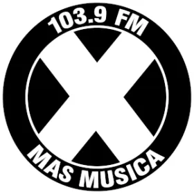 La X Más Música 103.9 FM Logo de La X Más Música 103.9 FM Colombia